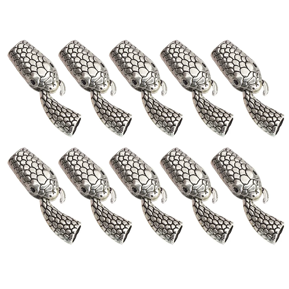 

10 Pairs Snake Toggle Clasps for Bracelet Necklace Alloy Jewelry Making Unique Design Elegant Simple Traditional