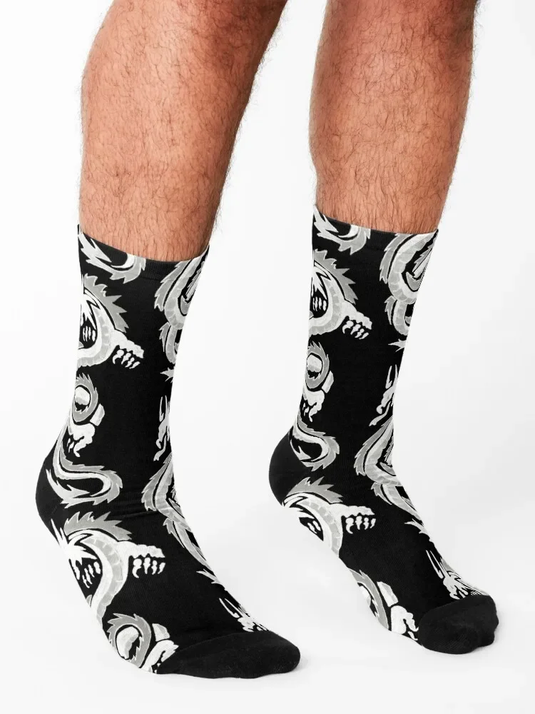 DRAGON 4 Socks أحذية المشي لمسافات طويلة كارتون للأطفال رجل مصمم رجل الجوارب النسائية