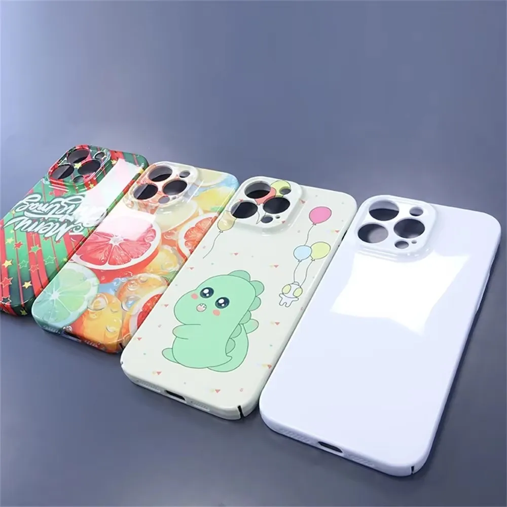 10 قطعة طبقة واحدة الحرارية نقل الحرارة فارغة ثلاثية الأبعاد طباعة التسامي جراب هاتف سليم المغلفة غطاء لامع لمجرة S24Ultra Plus