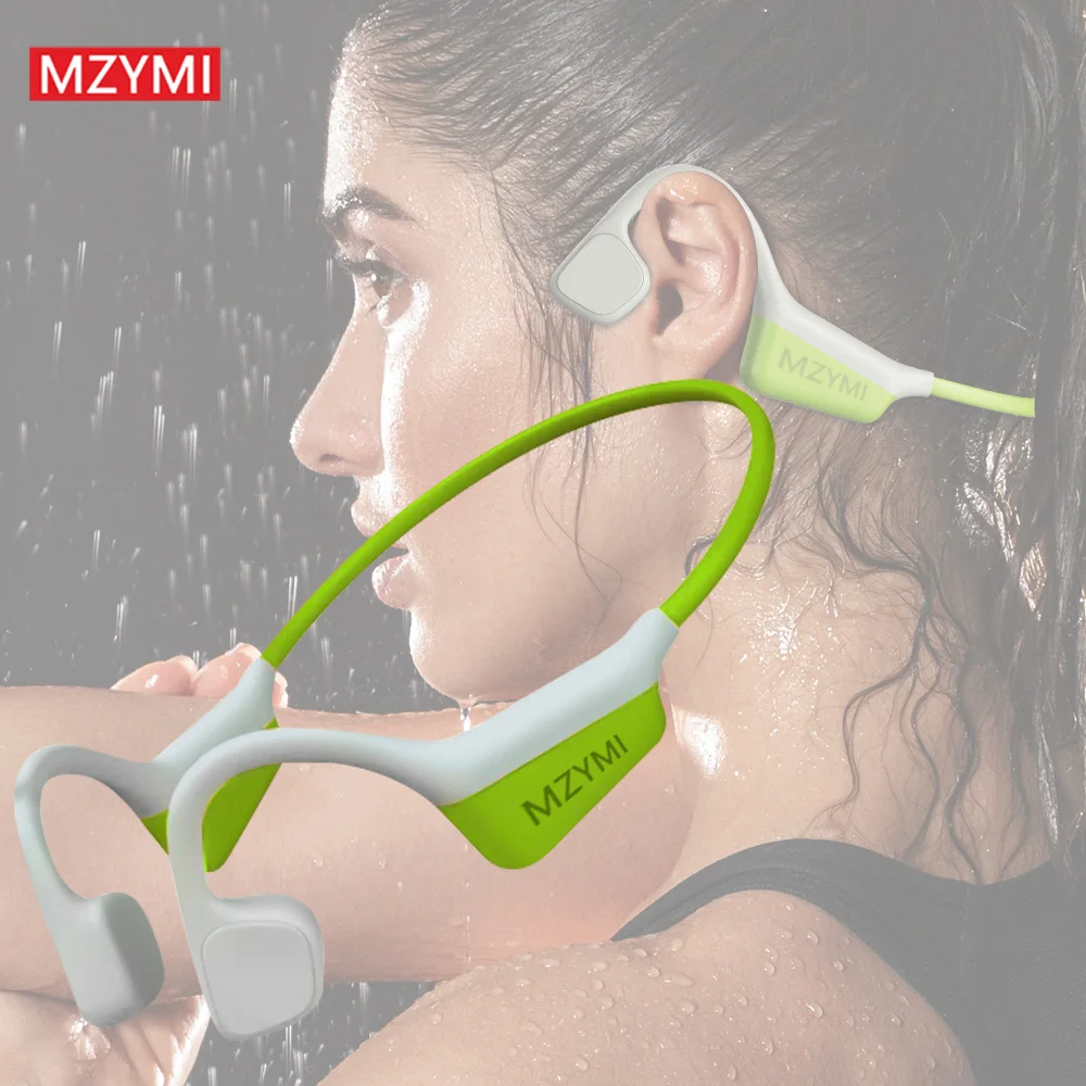 MZYMI Nekband Bluetooth5.3 Koptelefoon I18PRO Ture Beengeleiding Draadloze Hoofdtelefoon Waterdichte Sport Headset Gaming Oordopjes