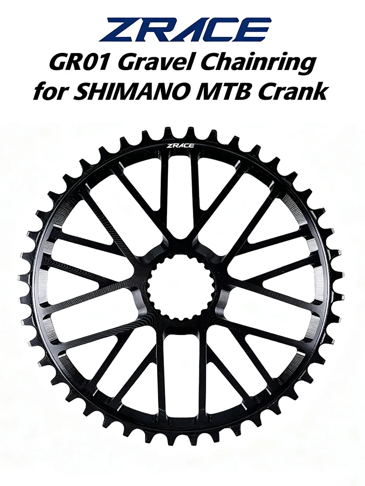 AliExpress ZRACE GR01 Gravel MTB Chainring 40T 42T 44T for SHIMANO M9100 M8100 M7100 M6100 MT900 Crank Direct Mount