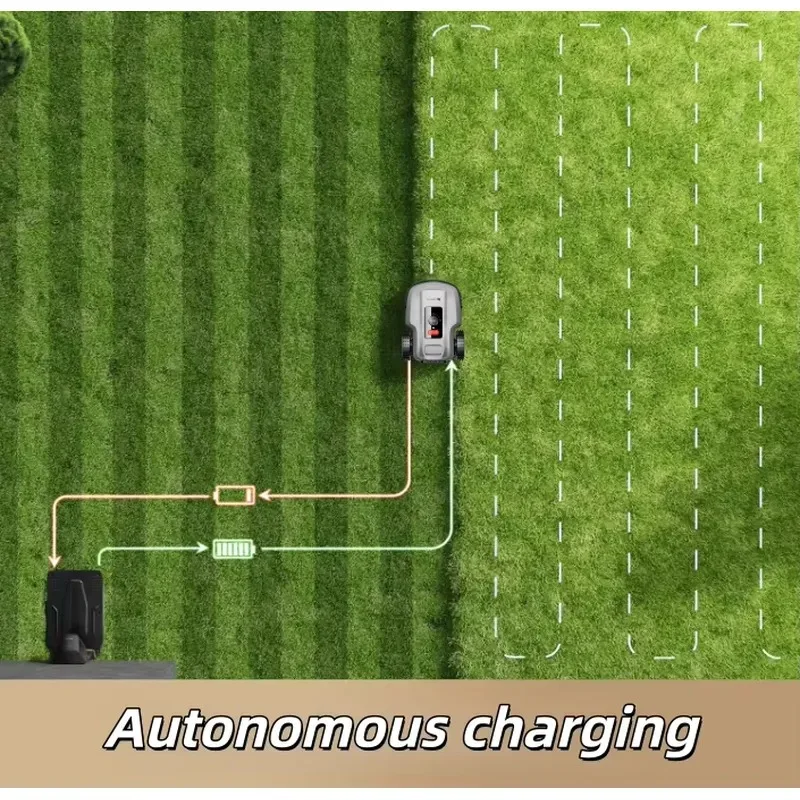 2026for Lopkin L1500 Wireless Robotic Lawn Mower Rainproof Intelligent Sensor Inertial Navigation System Automatic Grass Cutter
