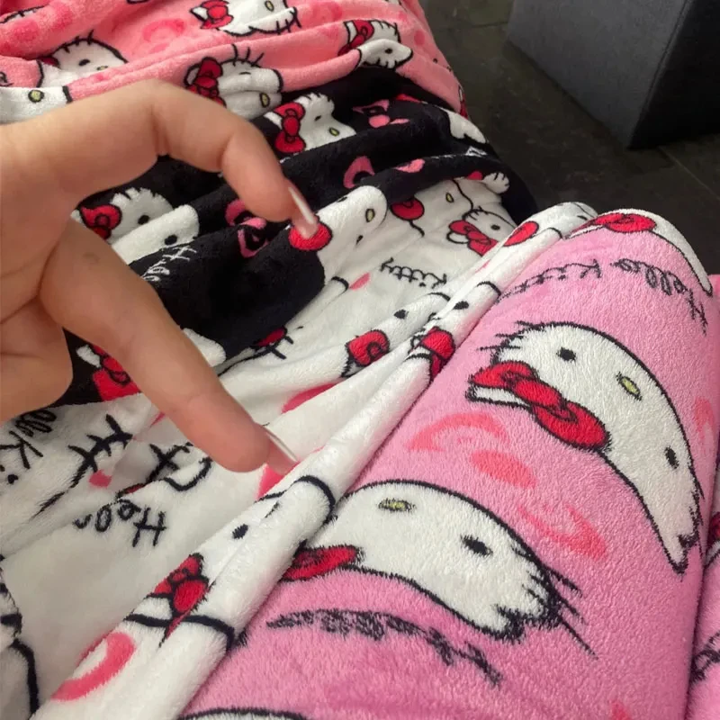 Pijama de Hello Kitty Y2K para mujer, pantalones de Anime Sanrio, ropa de dormir de dibujos animados para parejas, pantalones de ocio para el hogar