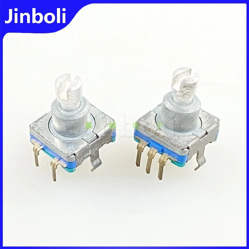 3PCS EC11 Rotary Encoder With Push Switch 360 Degree 30 Pulses 5Pin Shaft 10MM Car Navigation Radio Volume Digital Potentiometer