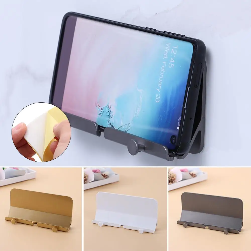 Wall Charger Holder Multifunctional Hanging Stand For Smartphone Mobile Phone Tablet Holder Pasted on Wall Phone Accessories