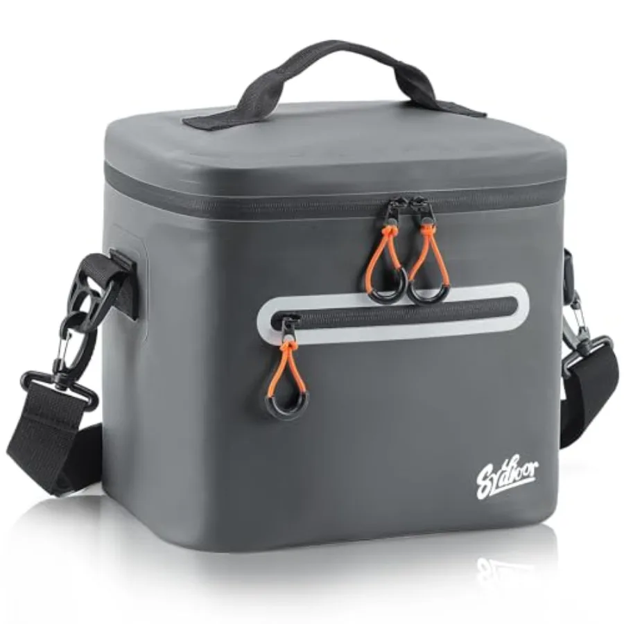 

Soft-Sided Cooler Bag, 7/16/30 Can Insulated Lunch Box, Waterproof, Leak-Proof, Portable Lunch Bag for Work, Beach, Drink, Trav