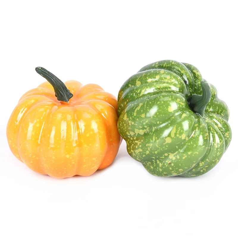 Realistic Lifelike Artificial Pumpkins Fake Display Food Decor Home Party Decor