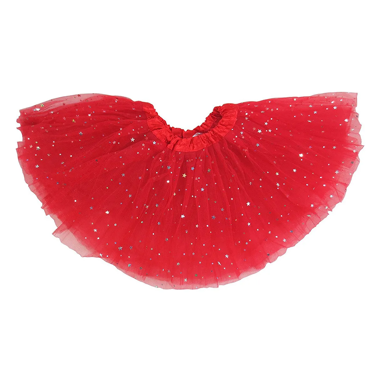 Fashion Glitter Ballet Skirt for Kids Bright Shiny Tulle Tutu Comfortable Wear All Occasions Tutu Skirt