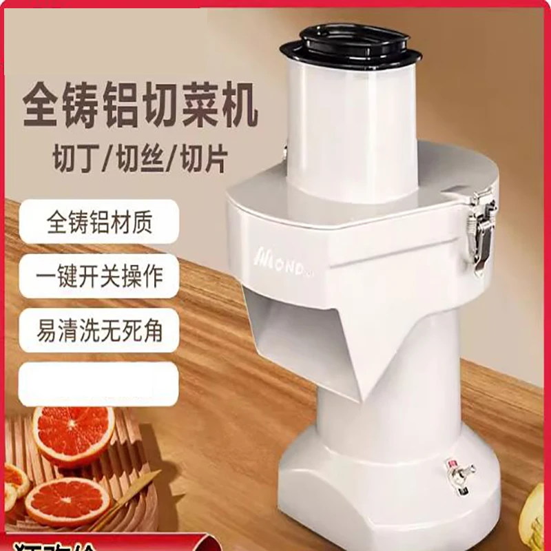 

Коммерческая машина для нарезки кубиками овощей, электрическая машина для резки кубиков, ломтика лука, редиса, моркови, картофеля, кухонный комбайн