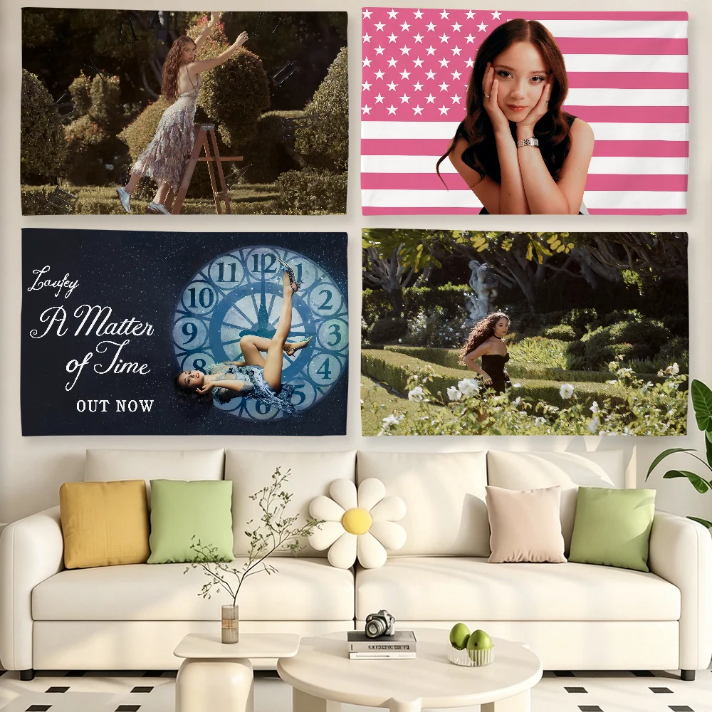 Singer L-Laufeys-S A Matter Of Time flag For Living Room Home Dorm Decor Wall Outdoor Camping Party Banner Gifts