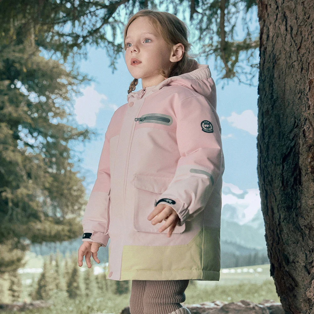 デイブベラ子供ダウンジャケット冬男の子女の子肥厚ぬいぐるみコ - Baby Clothing Zipper のレビューと価格