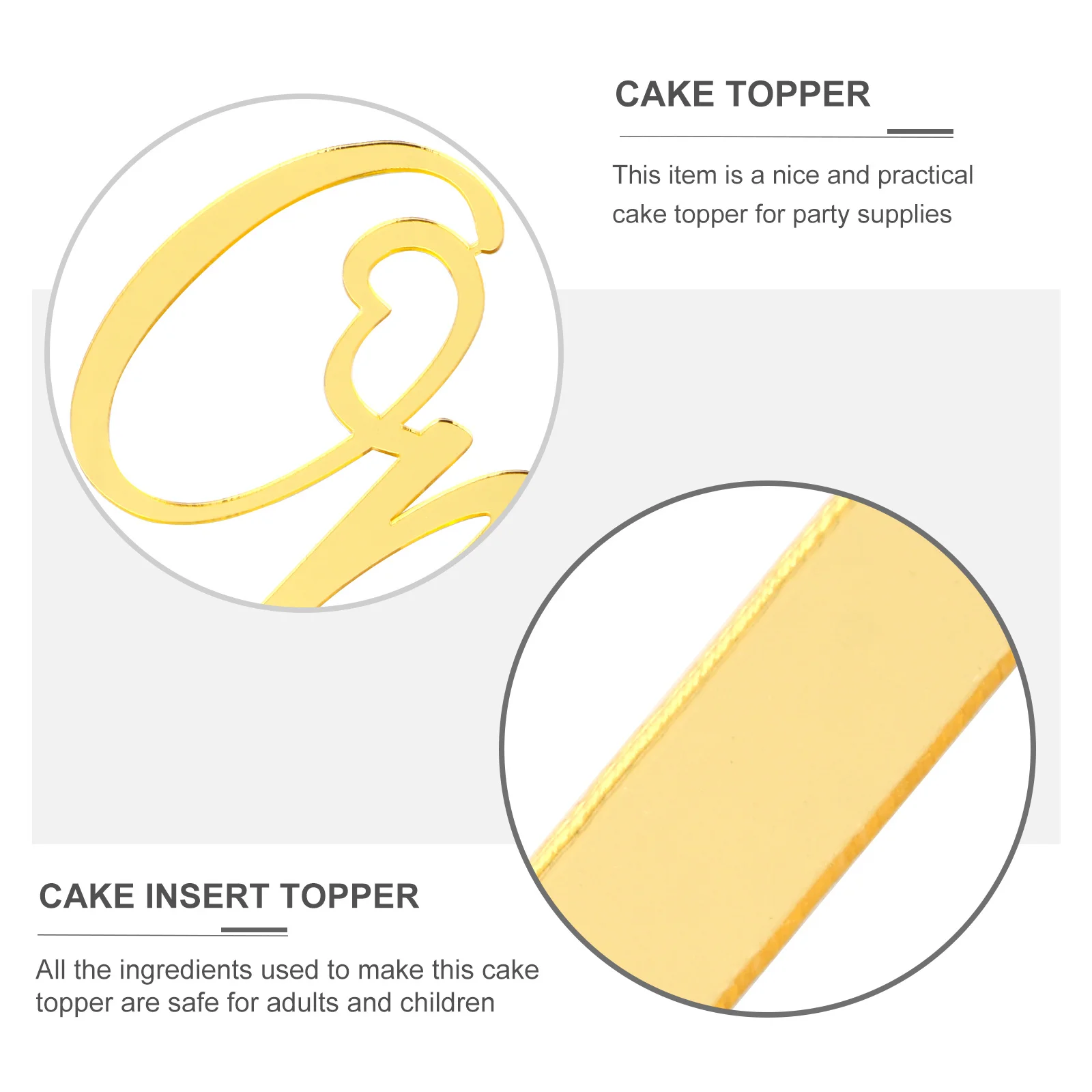 

10pcs 1St Birthday Topper Acrylic One Cake Insert For Baby Boy Girl Shower Anniversary Party Supplies Cake Picks Decoration