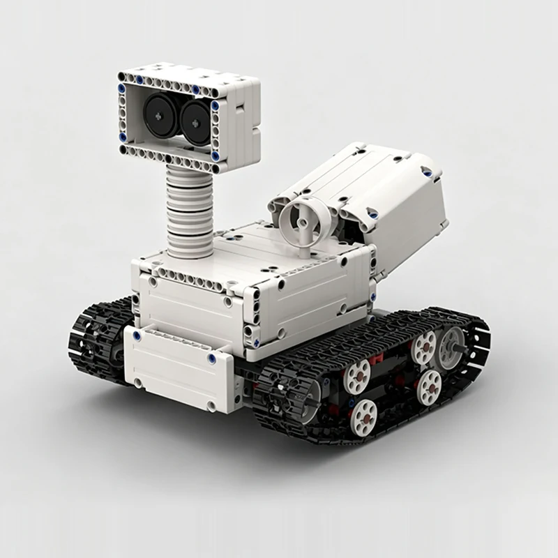 City Car Model MOC Building Bricks Exploration Tracked Rover Modular Technology Gifts Holiday Assemble Children Toys Suit