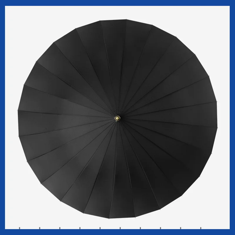 Musan New 24 Ribs Long Handle Female UV Umbrella Parasol for Men Integrated Button Automatic Large Wind-Resistant rain umbrella