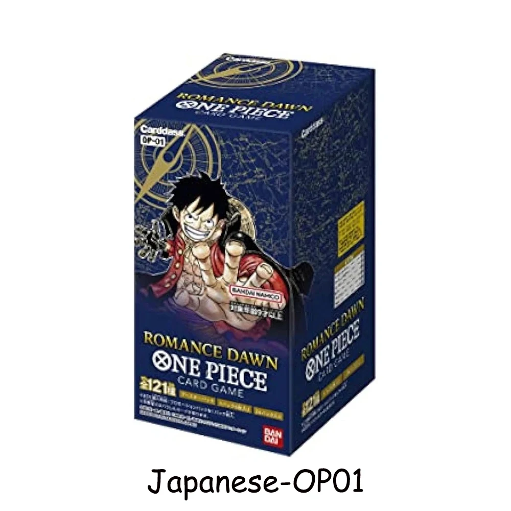 Japanisches Bandai One Piece Kartenspiel OP01-12 Full Series Booster Box Anime Cards PRB01&EB02 Sammelkarte Geschenk für Kinder und Fans