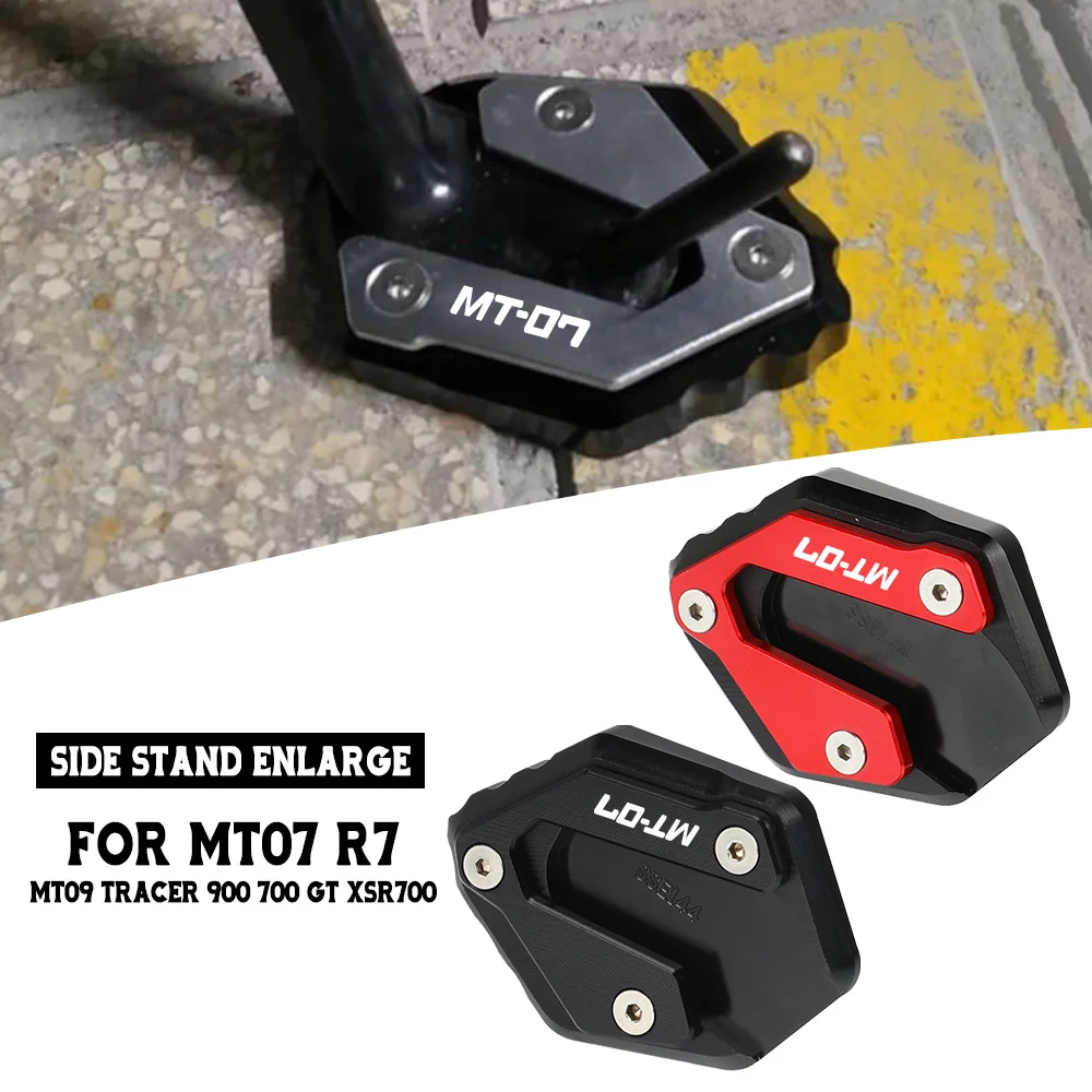 

Kickstand Enlarge Motorcycle Foot Side Stand Extension For YAMAHA MT07 MT-07 R7 MT09 tracer 900 700 gt TRACER 9gt MT-09 XSR700