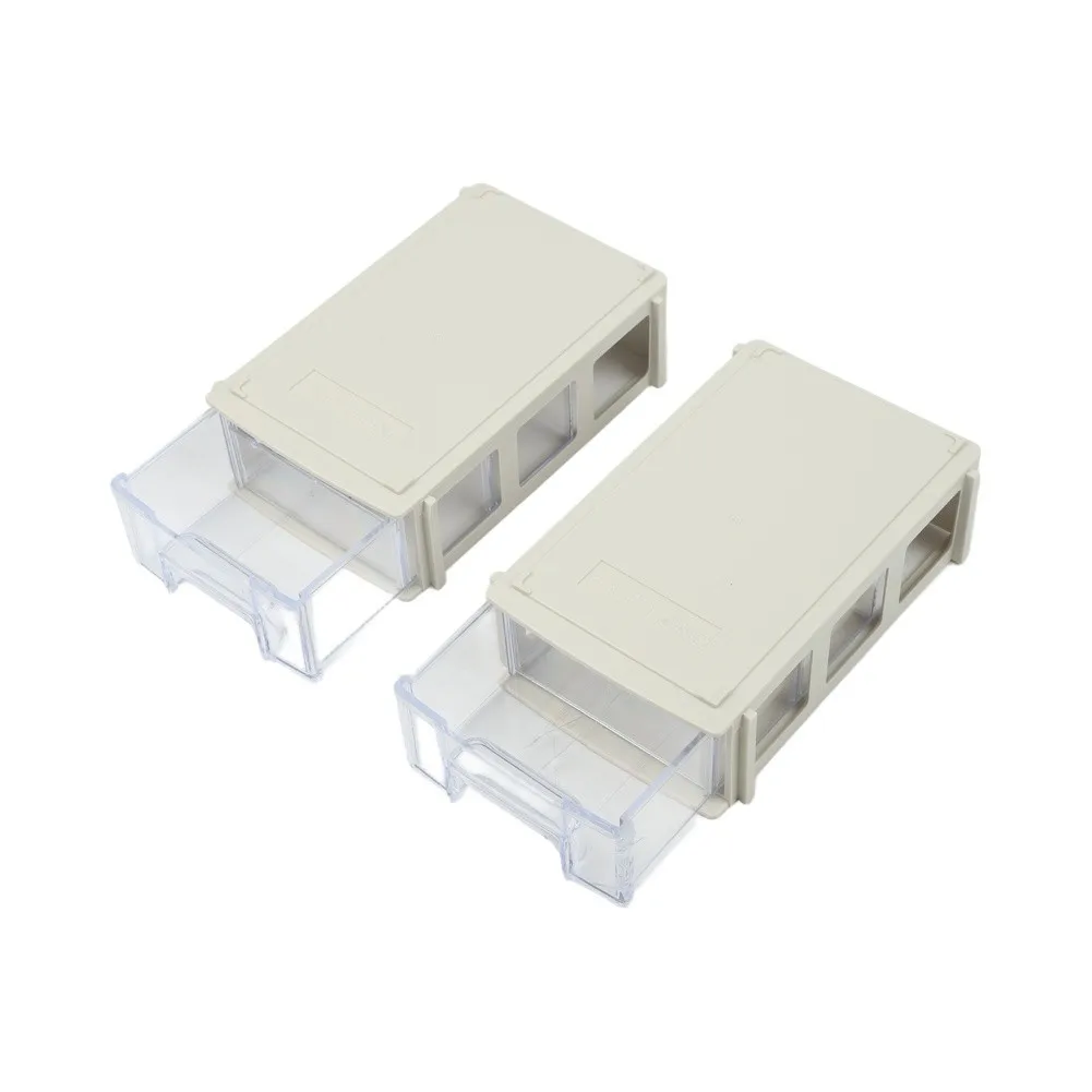 Garage Storage 140*90*40mm Plastic Storage Boxes Clear Drawer Organizer For Tools Sewing Tool Hardware Storage