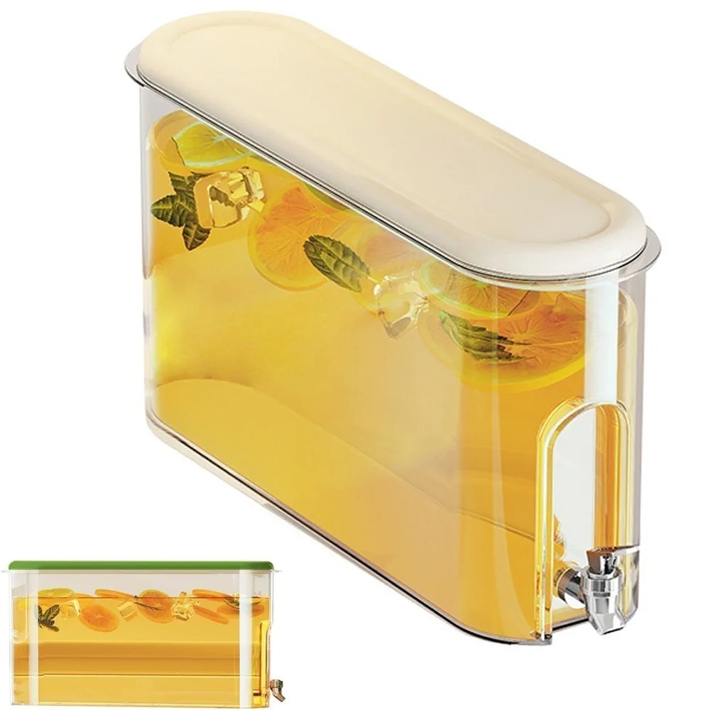 

Best Kettle Refrigerator BeverageDispenser Liquid Drink Container4L Water Tank with Tap BPA Free Suitable for Party and DailyUse