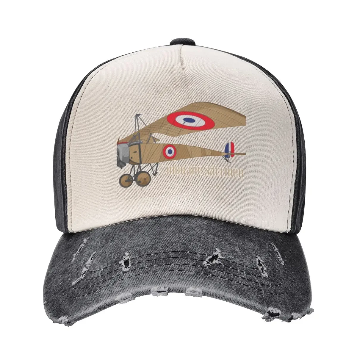 

Morane-Saulnier Type L French WWI Parasol Wing Fighter Plane Gift Baseball Cap Hat Luxury Brand hard hat beach hat Female Men's
