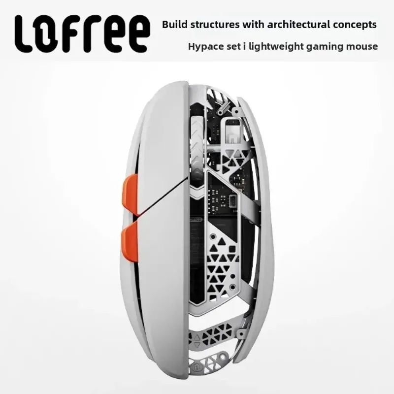 Lofree HYPACE/E115 فالكون ماوس ثلاثي الوضع PAW3950 بلوتوث لاسلكي قطع ماوس ألعاب خفيف الوزن للرياضات الإلكترونية الفئران ألعاب الكمبيوتر هدية