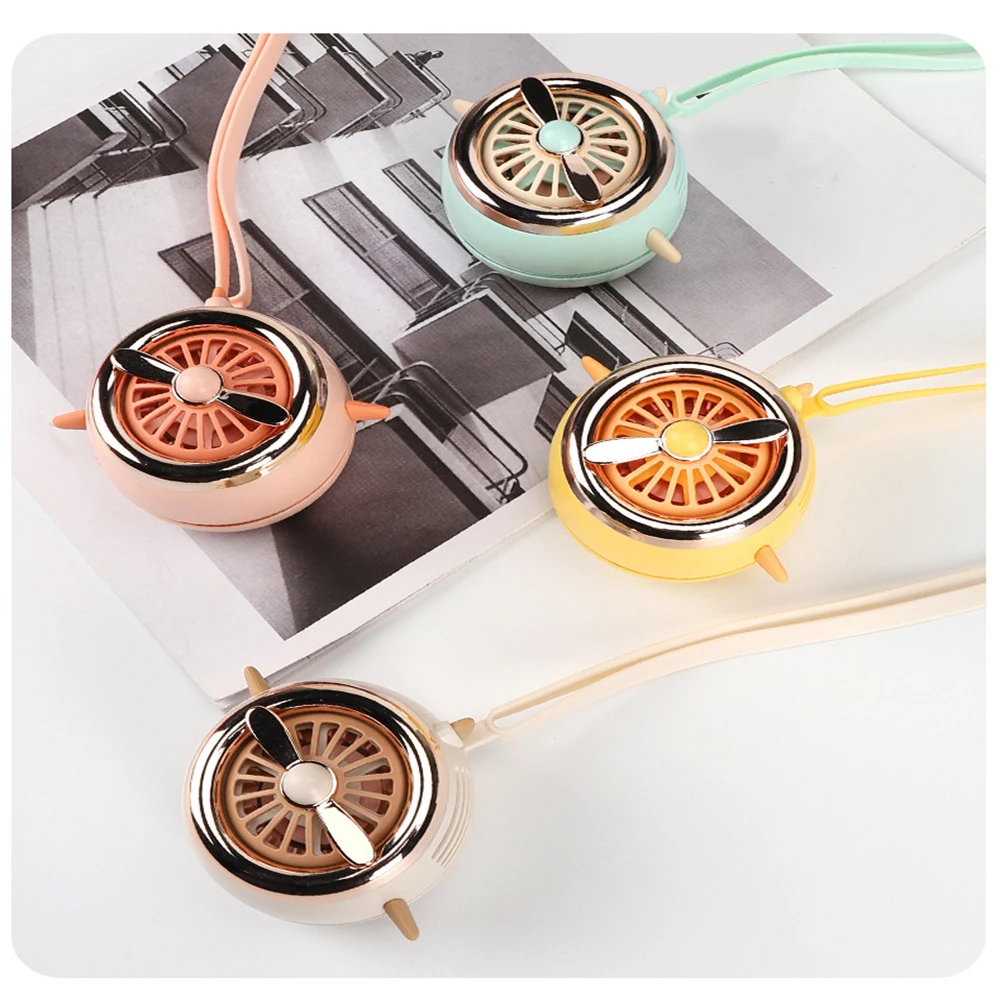 Petit ventilateur électrique mobile de dessin animé mignon, planète, ULde confrontation, souffleur, outil de course à pied, été