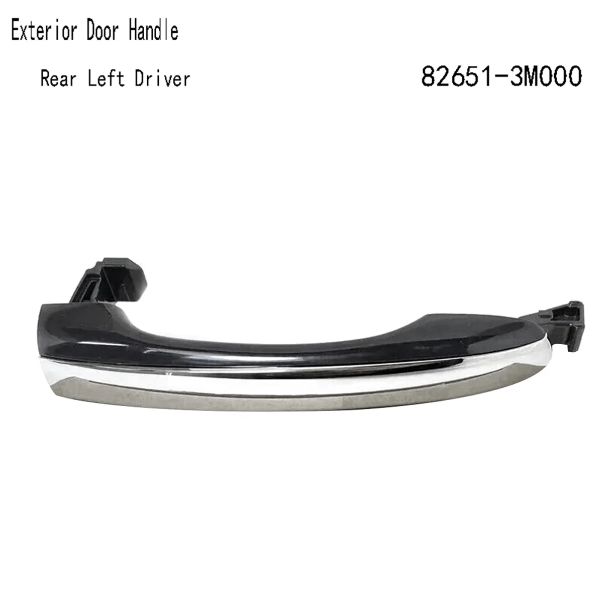 

82651-3M000 Rear Left Driver Exterior Door Handle Side Outside Handle for Hyundai Genesis Sedan 3.8L 4.6L 2009 - 2014