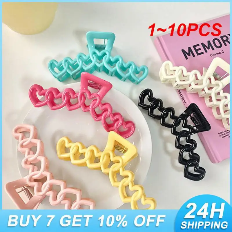 1~10PCS Unique Hair Accessories Color Diversity 15g Fashion Hairstyle Grip Easy To Carry Fashion Accessories Long Hair Clip