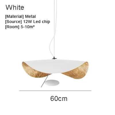 Catellani & Smith Lederam Manta Hanger Lamp Vliegende Schotel Hoed Industriële Retro Replica Ontwerp Lamp Wit Zwart Hanglamp - afbeelding 1