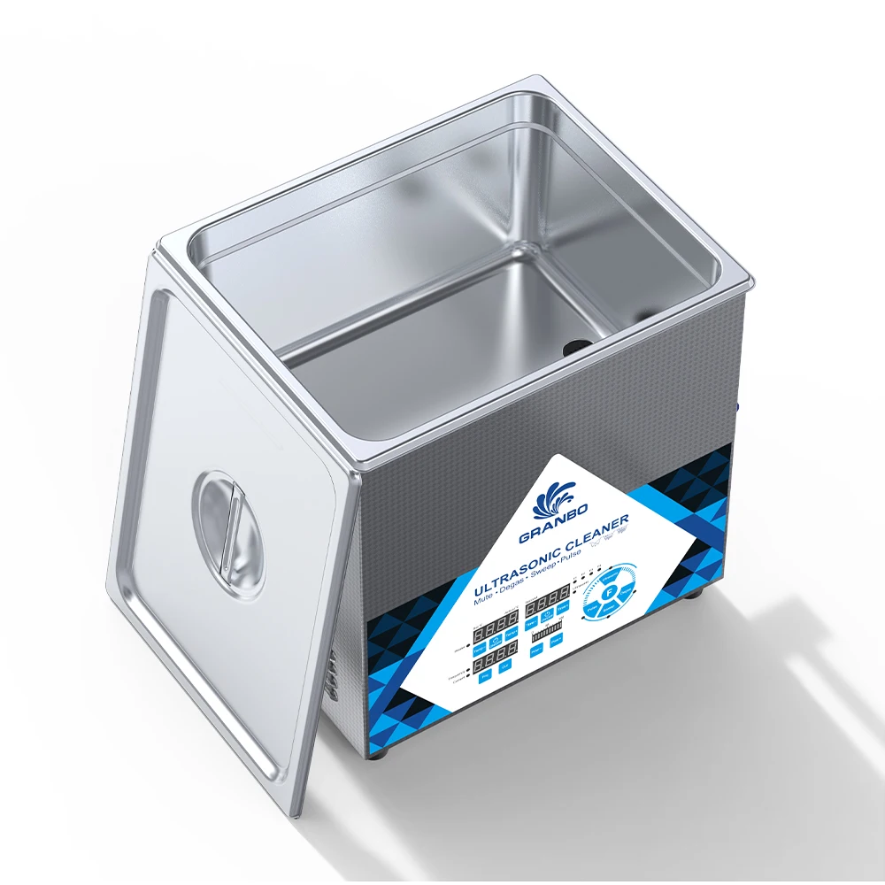 Pulitore ad ultrasuoni Granbo 10L 300W Multi frequenza 28/33/40KHz Macchina per la pulizia della preparazione sonochimica da laboratorio digitale