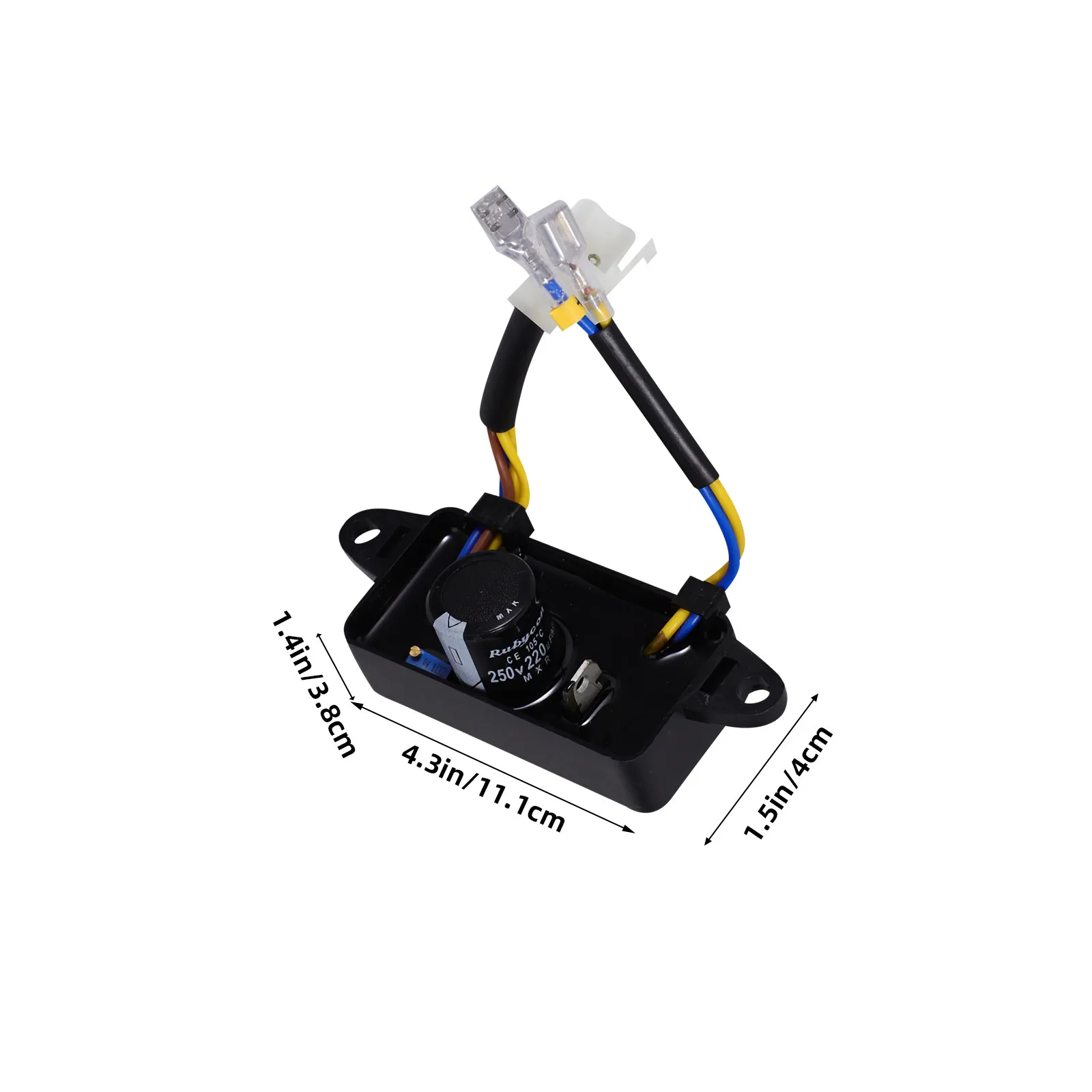 Generator Voltage Regulator Rectifier Replacement 2-3Kw High Stability Voltage Stabilizer Generator Accessory Repairing