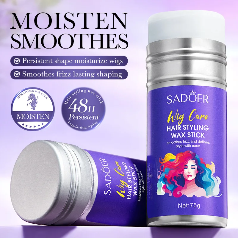 

Hair styling wax stick hair trimming artifact for hair styling, pomade fixation,anti frizz bangs,Suitable for both women and men