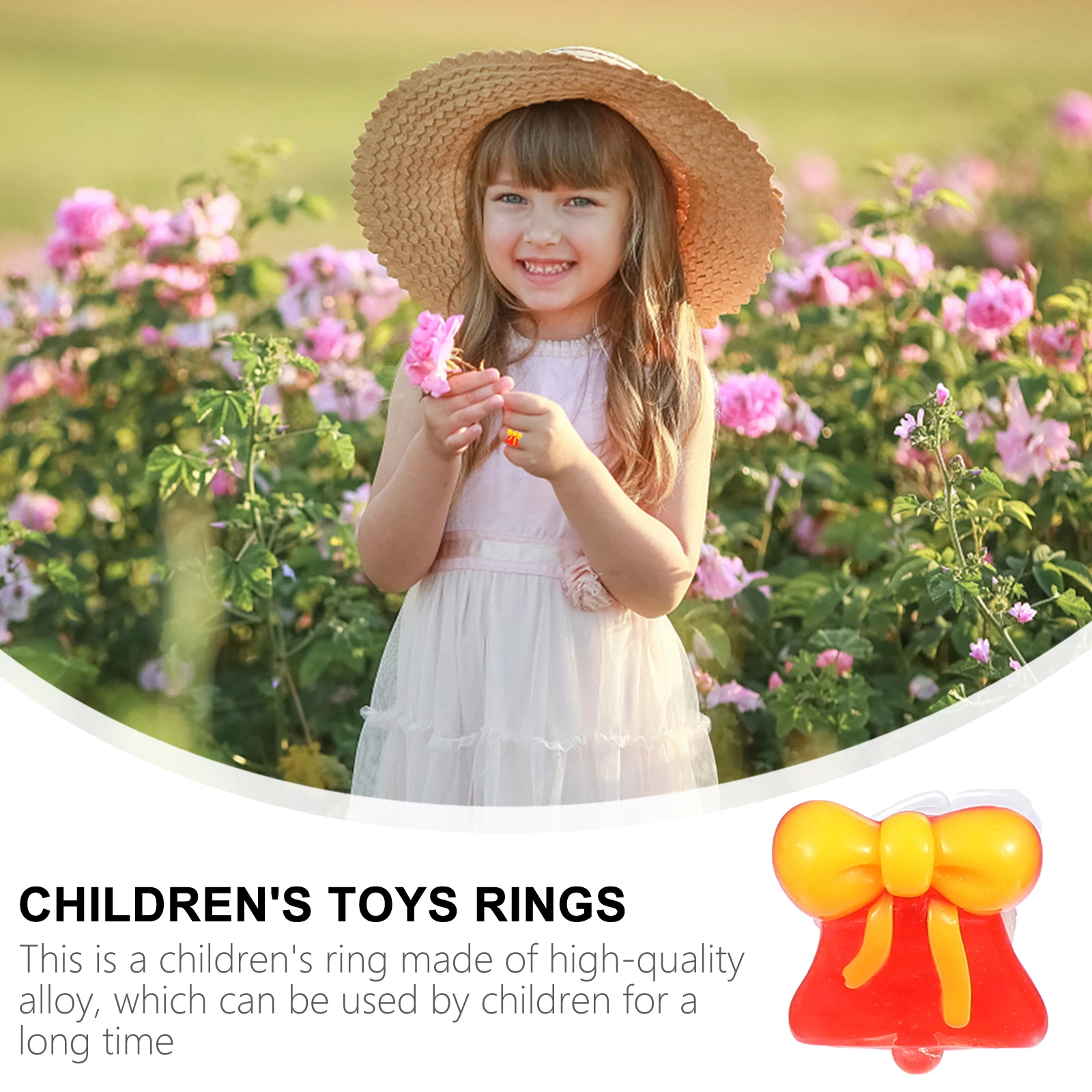 

10 Pcs Luminous Christmas Rings Plastic Toy Lightweight Kids Party Halloween Festival Flashing Game Props Trick Treat