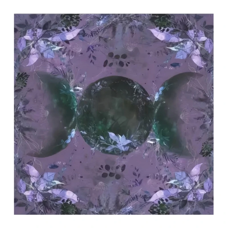 

Луна цветочная астрология табло столовые алтари тканевая дичья скатерть