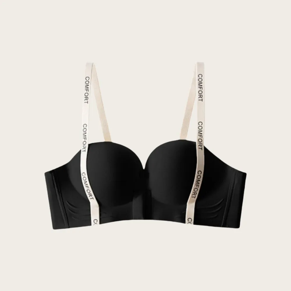 حمالة صدر لاسلكية بحروف إنجليزية عميقة على شكل حرف V بإبزيم أمامي حمالة صدر ضيقة للنساء ملابس داخلية مضادة للصدمات