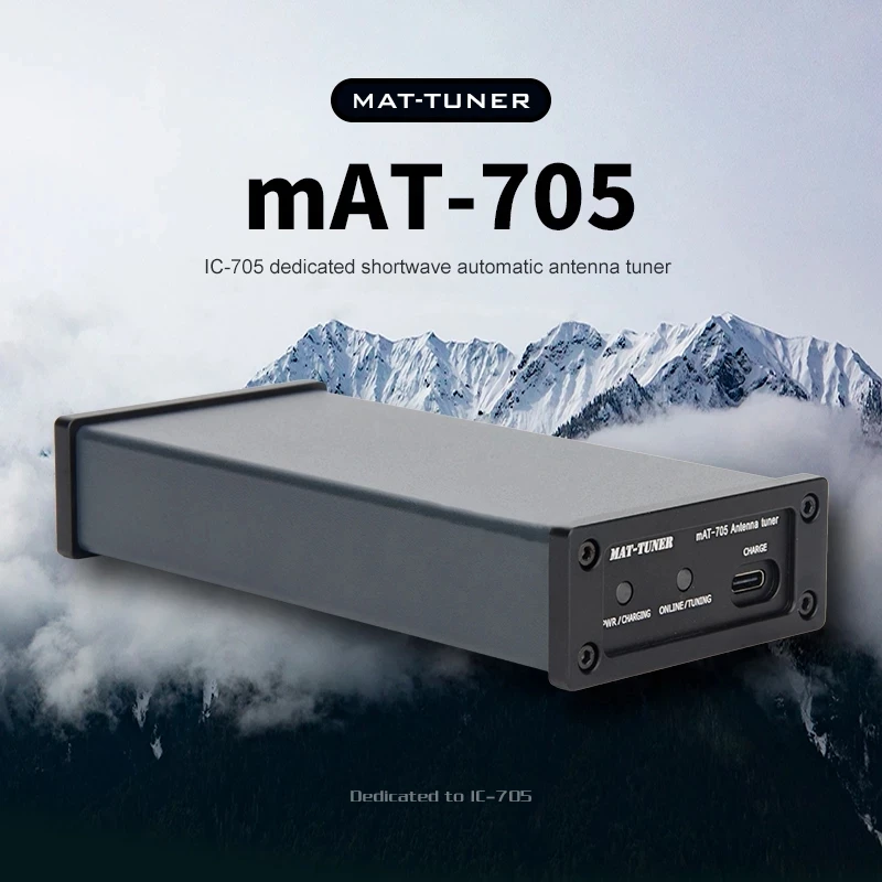 

mAT-705 1.8MHz to 54MHz Automatic Antenna Tuner For ICOM IC-705 Transceiver