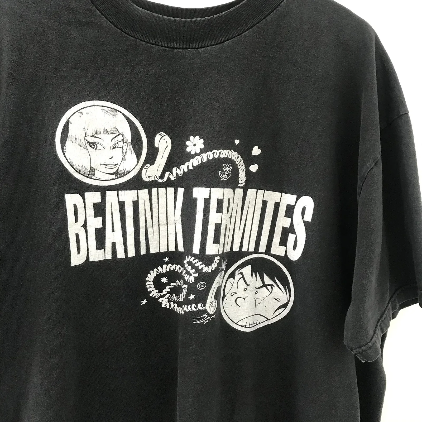 1 side 1998 Beatnik Termites Tour Shirt Black Unisex S-2345XL LI1057