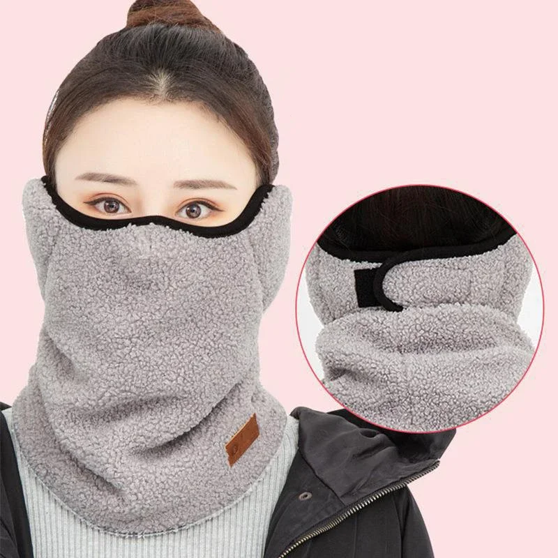 Sciarpa invernale maschera per il viso per le donne campeggio sport all'aria aperta cappelli più caldi antivento protezione per le orecchie sciarpa maschere berretto maschera per il viso da sci cappello