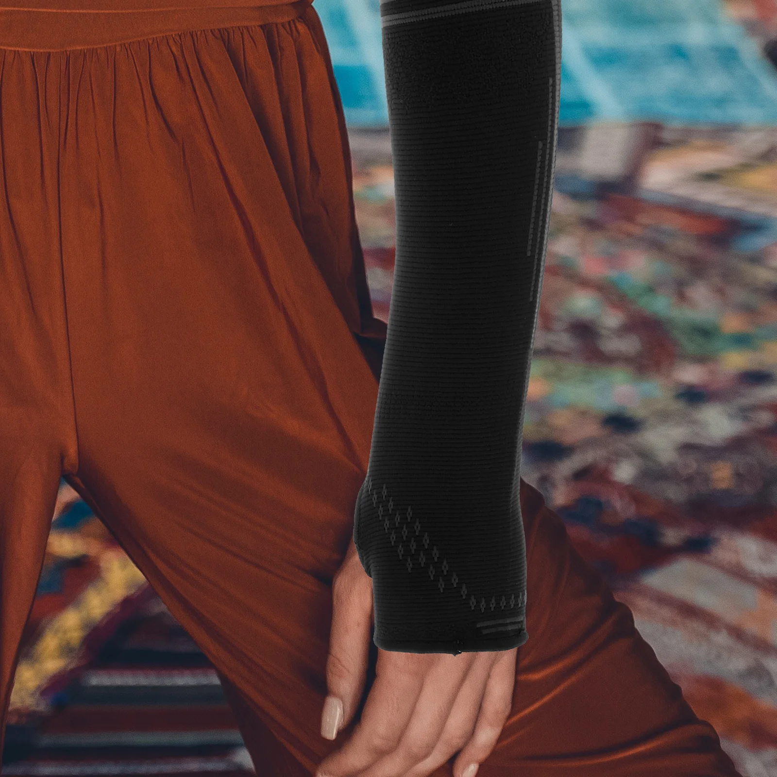 1Pair Volleyball Arm Sleeves for Women Extended Forearm Protection Soft Breathable Arm Guards Comfortable Fit for Sports