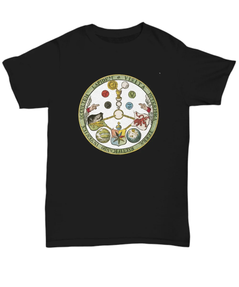 Masonic esoteric shirt - V.I.T.R.I.O.L. formula VITRIOL motto - Freemason symbol