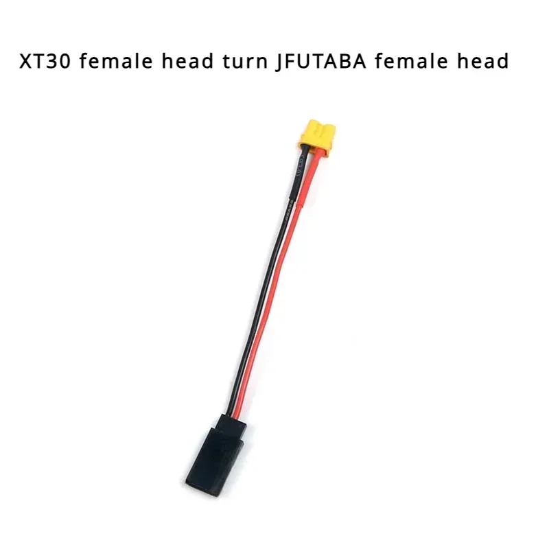 1/5/10pcs/lot XT30 male to JR male/XT30 female turn FUTABA female head wire length 10CM 22AWG silicone wire