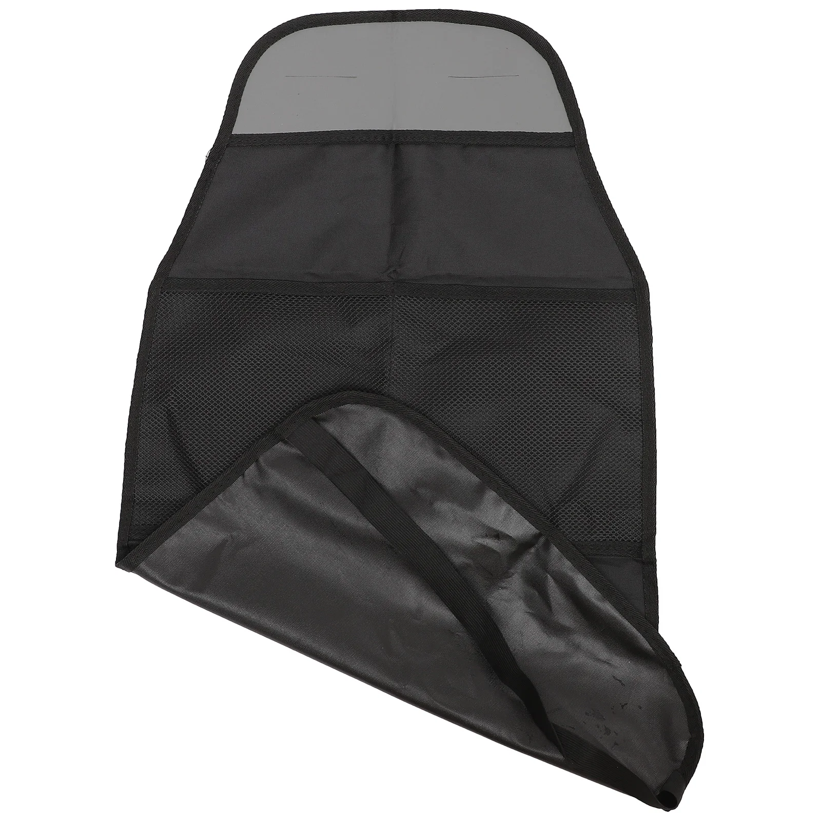 

Car Seat ganizer Black Chair Back Pocket Widened Mesh Bag Tablet Storage Protective Kick Pad Waterproof Easy Clean Fits