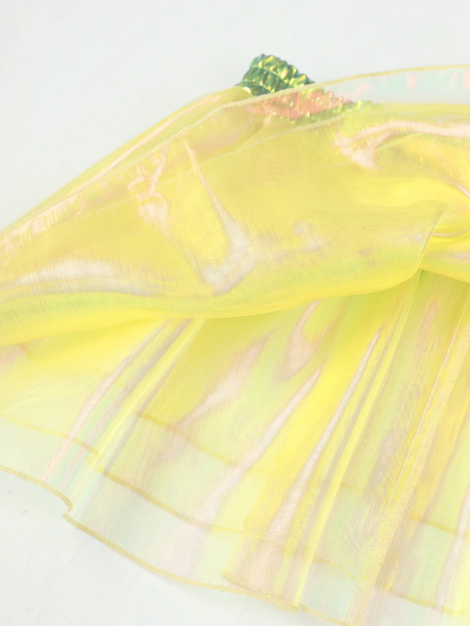 Jupe courte brillante pour femmes, Sexy, transparente, ligne a, jupe Tutu pour vacances, Rave, fête, Bar, tenue de boîte de nuit, Cosplay