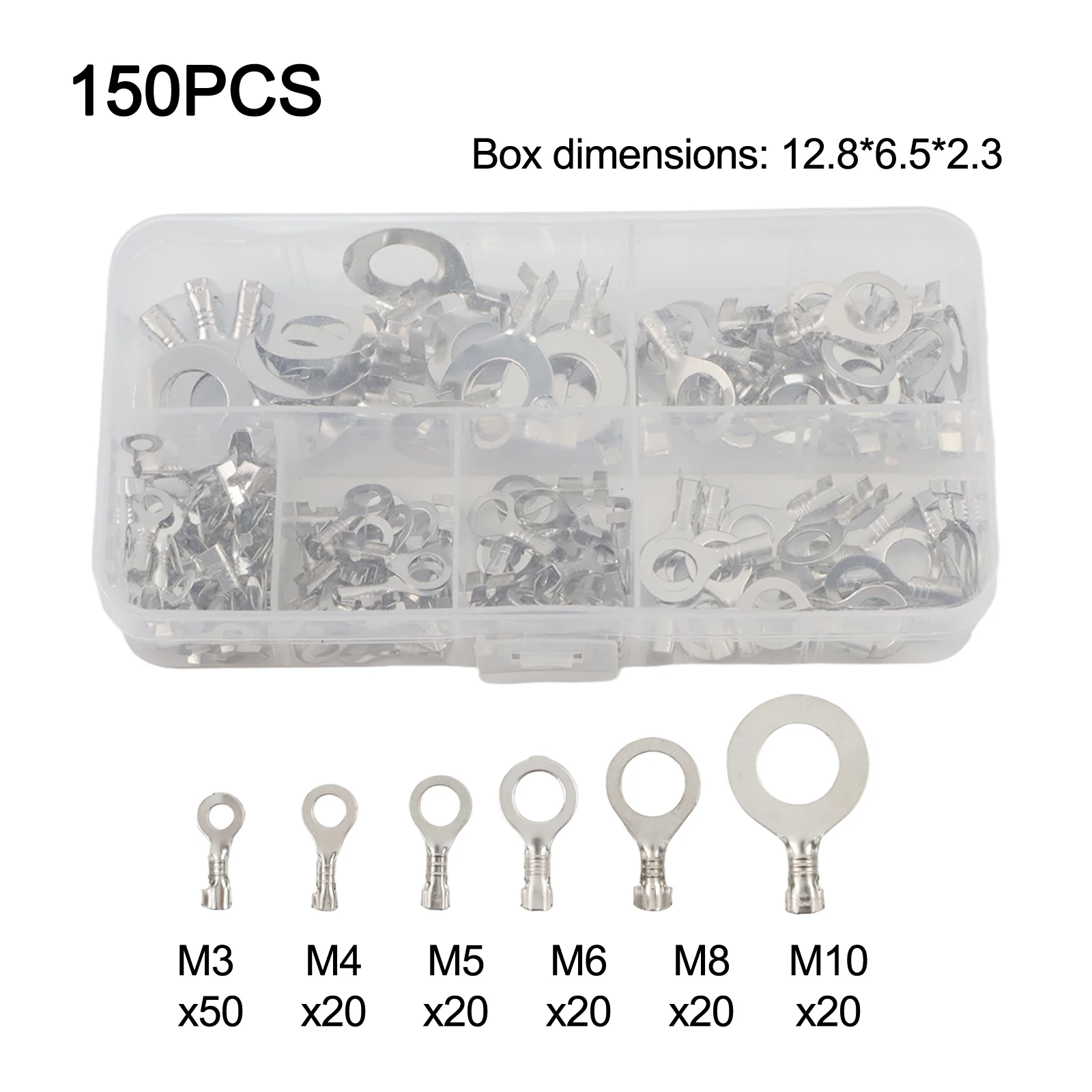 Cable End Sleeves Copper Terminals For Enhanced Signal Transmission 18*8*4mm High Vibration Wire Connectors Connector