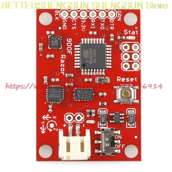 Free shipping     9 axis sensor module  IMU AHRS ITG3200/ITG3205 ADXL345 HMC5883L