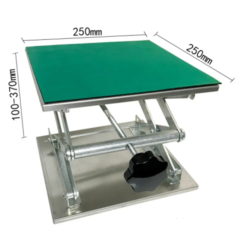 

Upgrade Tool Stainless Steel Lifting Platform Miniature Small Manual Platform Laboratory