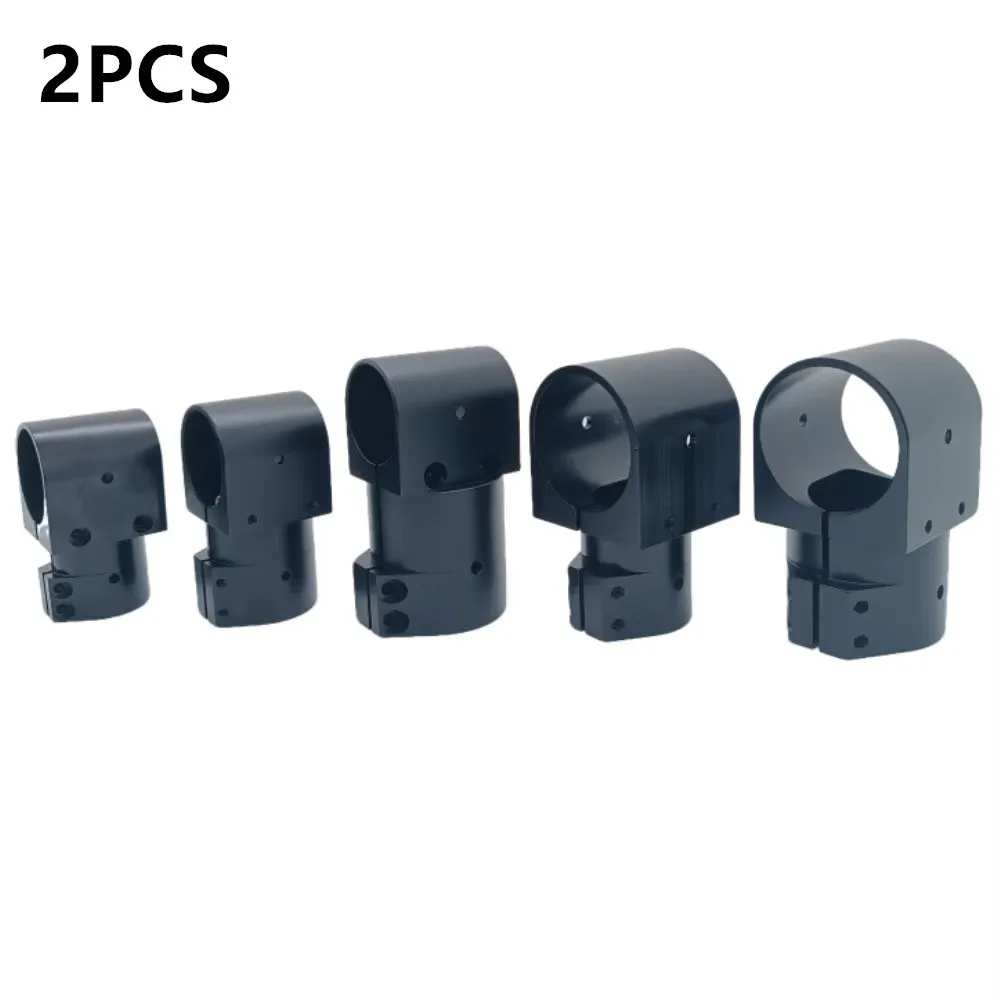 Trépied en alliage d'aluminium 16/20/25/30/40mm, Joint à trois voies, pince de connexion de Tube en Fiber de carbone pour plante RC, train d'atterrissage UAV, 2 pièces