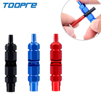 TOOPRE MTB Road Bicycle Multifunctional Valve Tool Aluminum Alloy Schrader/Presta AV/FV Nozzles Tube Core Wrench Removal Tools