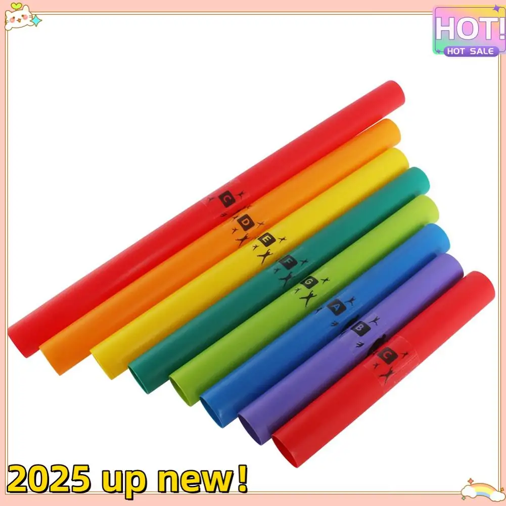 

Classy-8 Tones C Major Diatonic Scale Set Percussion Instrument Tubes Kids Musical Toys Christmas Gift