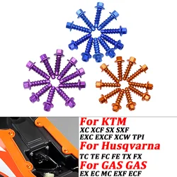 CNC 알루미늄 오토바이 셀프 태핑 나사 볼트 키트 (KTM EXC XC XCW SX SXF Husqvarna FE TE FC TC FX TX 125 250 300 350 450 용)