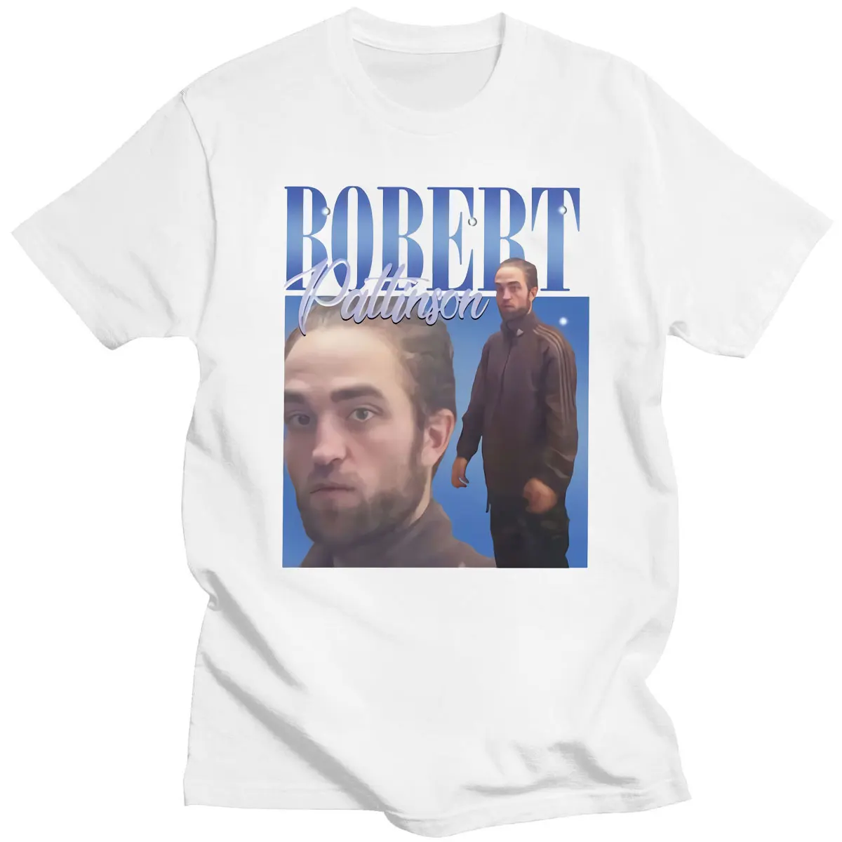 New Robert Pattinson T-Shirts Twilight Saga Print Streetwear Men Women Oversized Pure Cotton T Shirt Fashion Tees Tops Clothing